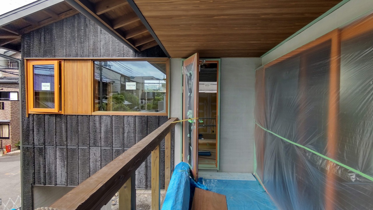 建築中現場