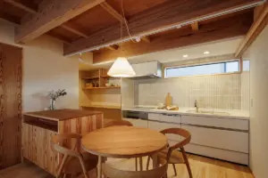 あたたかい雰囲気が魅力のキッチン