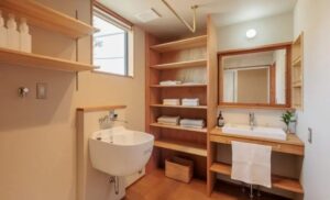 気のぬくもりを活かした空間