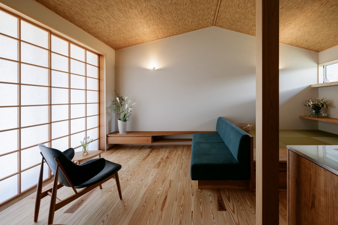 木と自然素材を使った家