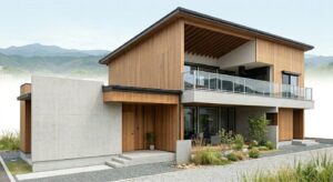 完全分離型の二世帯住宅として設計した邸宅 - 滋賀で自然素材・木の家の注文住宅を建てる工務店|株式会社スムース 完全分離型の二世帯住宅として設計した邸宅